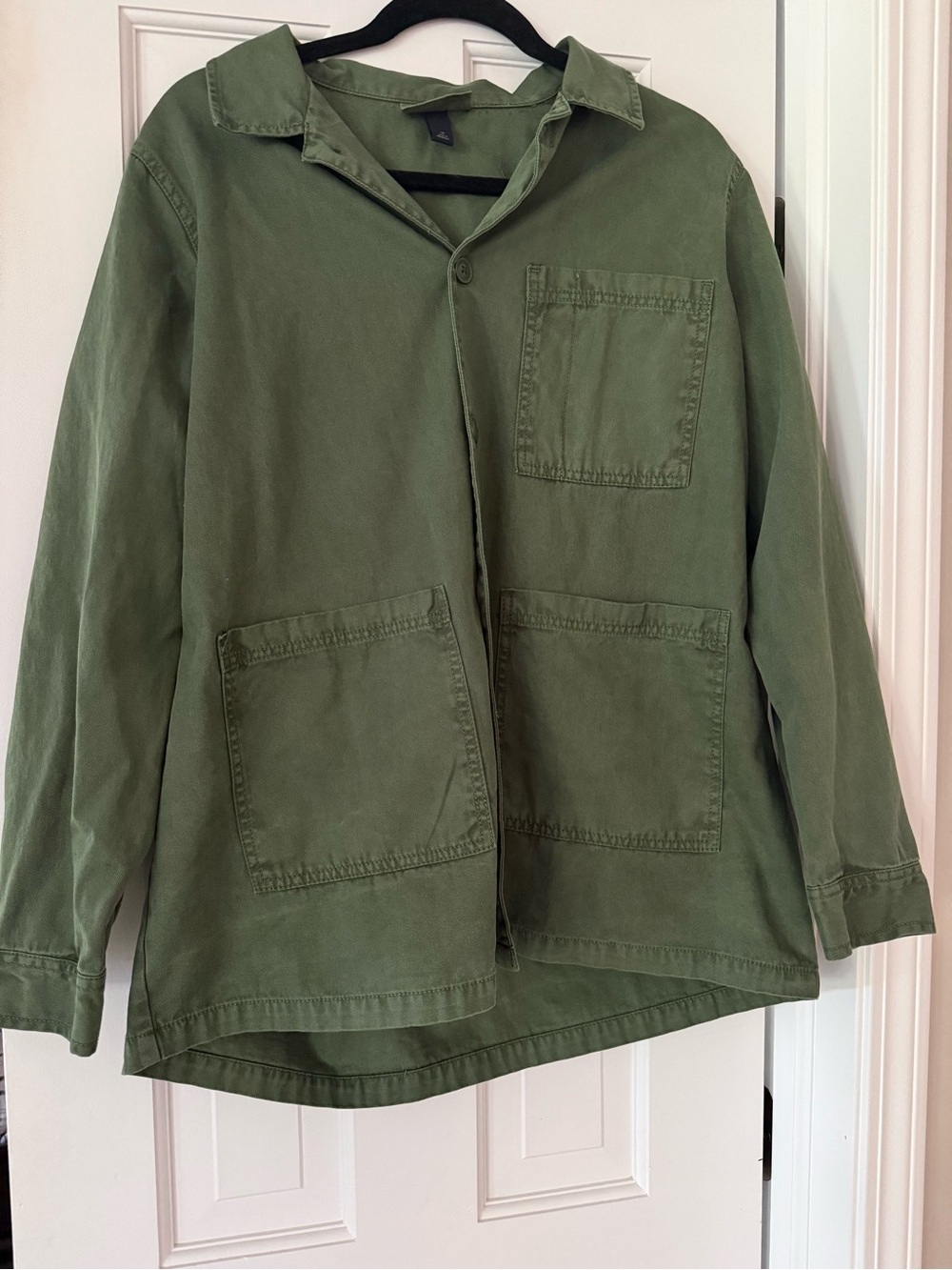 Universal Thread Olive Green Cotton Utility Chore Jacket Women’s Medium